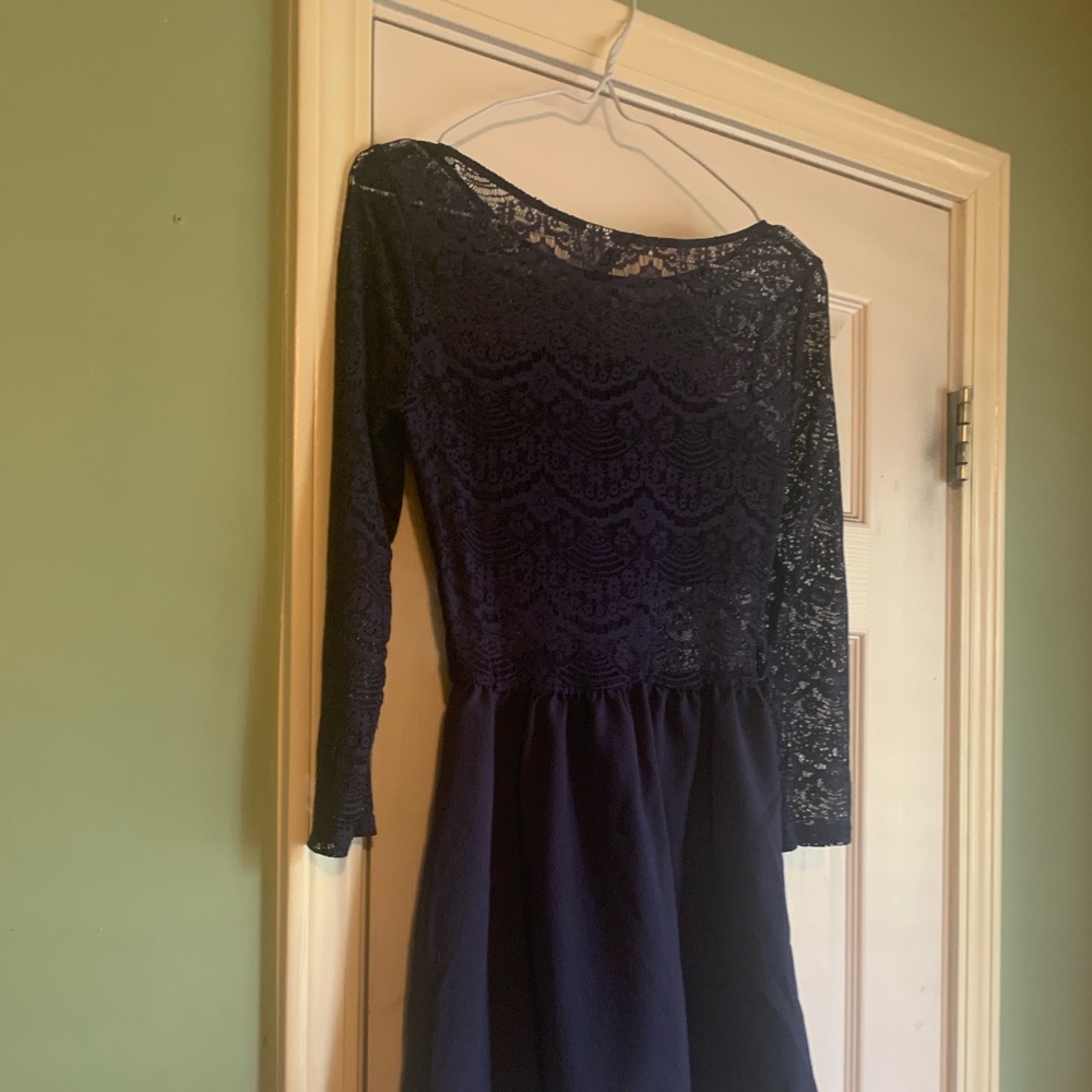 Beautiful blue lace dress